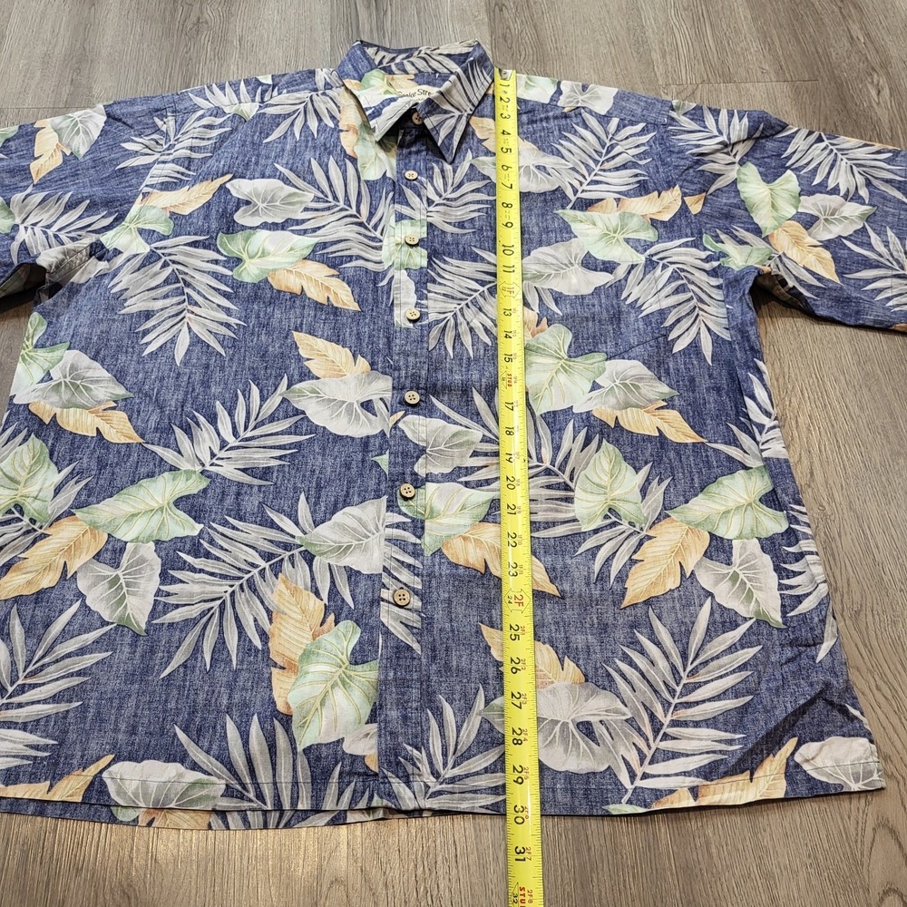 Cooke Street Honolulu 100% Cotton Hawaiian‎ Print Button Pocket Shirt Size 2XL - Picture 9 of 9